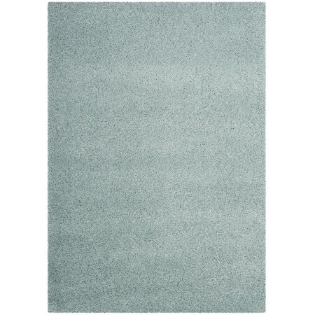 Safavieh Laguna Shag Power Loomed Small Rectangle Area Rug, Light Blue - 4 x 6 ft. SGL303E-4